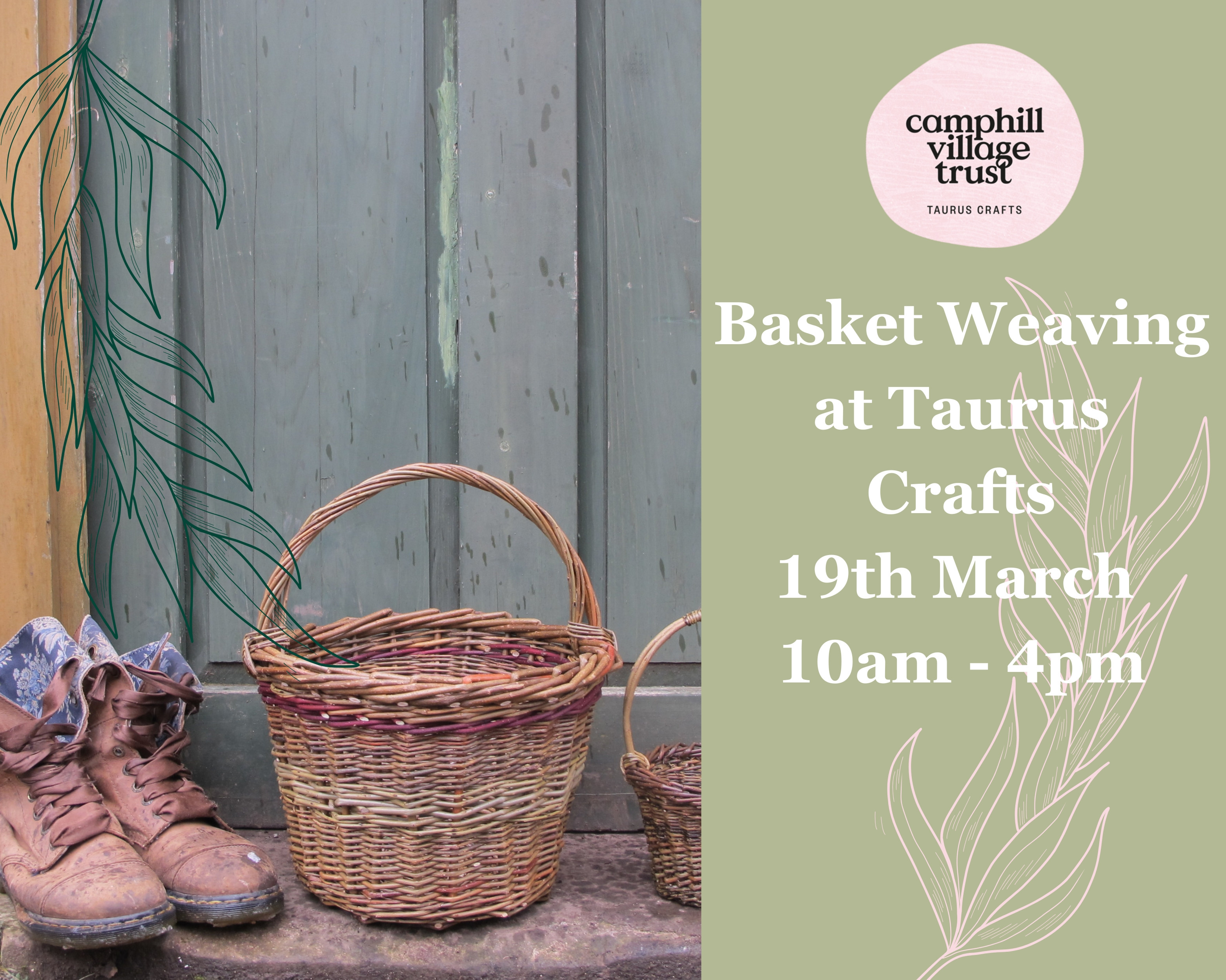 Basket Weaving Workshop - Taurus Crafts 19th March 2025