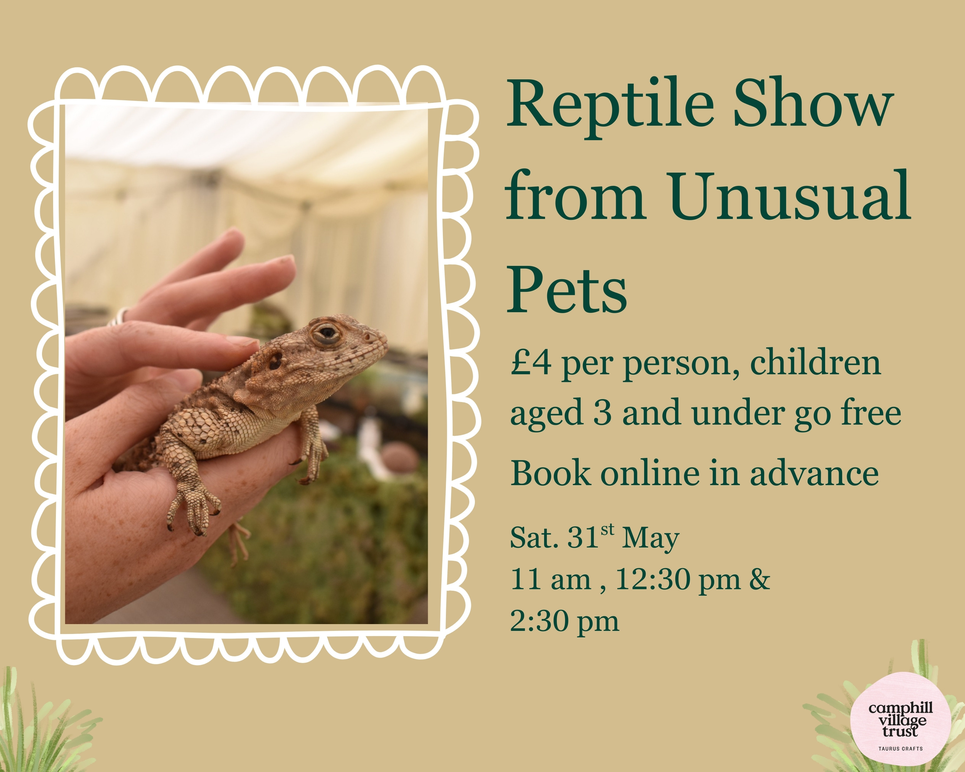 Reptile Show - May Half-term
